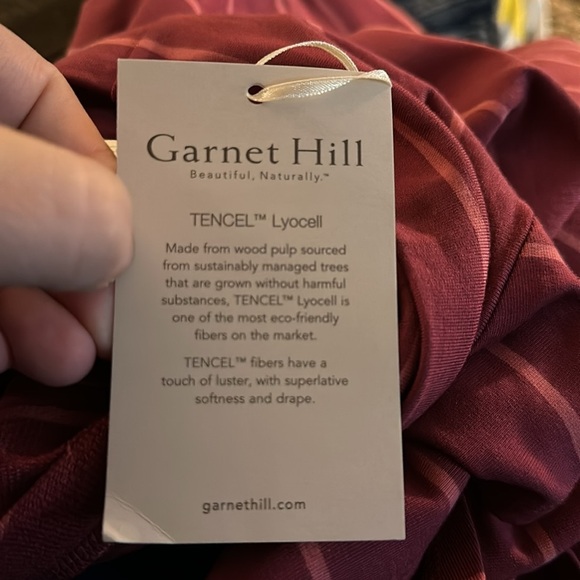 Garnet Hill Mock Neck Sleeveless Split Hem Tunic Top NWT Size Large #47166 - Picture 10 of 13